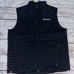 Storm Creek Daikin Black Puffer Vest with Zipper Pockets